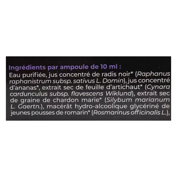 SID Nutrition Essentiel Bien-Être du Foie Bio 20 ampoules