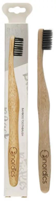 Nordics Brosse à Dents en Bambou Carbone Binchotan