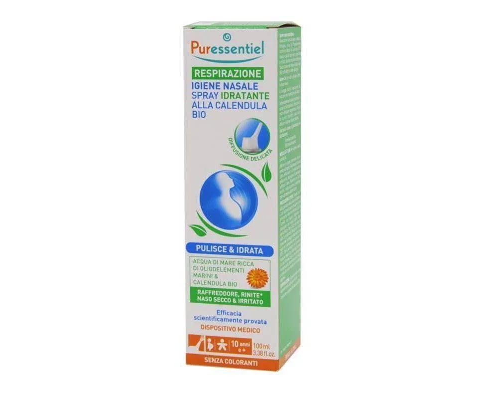 Puressentiel Respirazione Igiene Nasale Idratante alla Calendula Bio Spray 100 ml