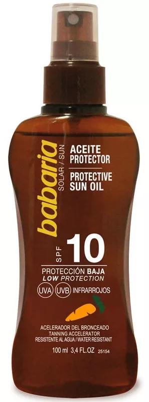 Babaria Aceite Protector Solar SPF10 Zanahoria 100 ml