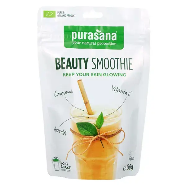 Purasana Beauty Smoothie Shake Poudre Bio 150g