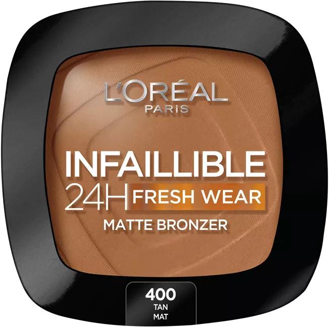 L'Oréal Paris Infallible 24H Matte Bronzing Powder Tonalidade 400 Tom