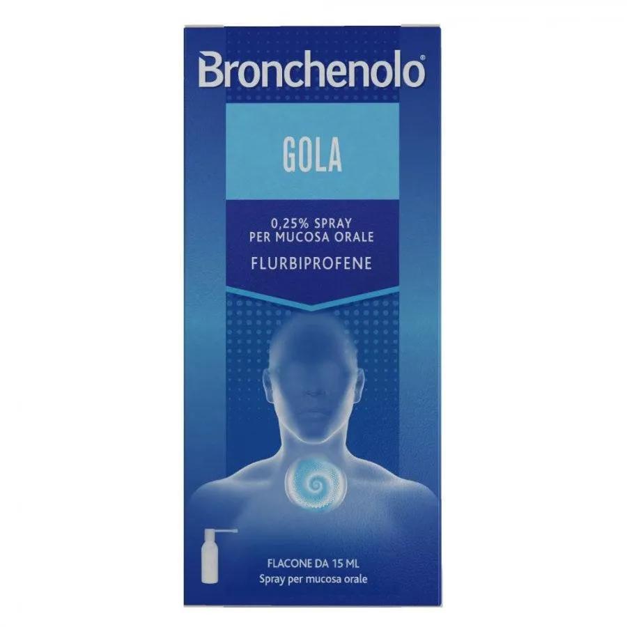 Bronchenolo Gola 0,25% Spray Per Mucosa Orale 15 ml