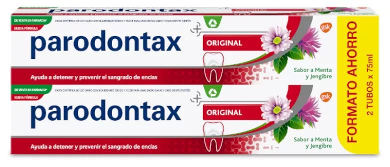 Parodontax Zahnpasta mit Minz-Ingwer-Geschmack 2x75 ml
