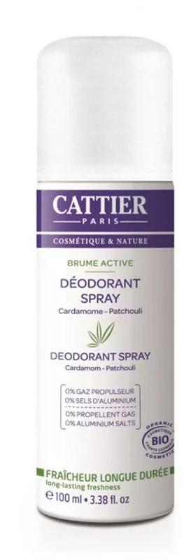 Cattier Brume Déodorant Actif Spray 100 ml