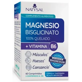 Natysal Magnesium Bisglycinate + Vit. B6 60 Tablets