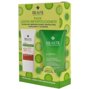 Rilastil Acnestil Sebo-Normalisierungscreme SPF50+ 40 ml + Reinigungsgel 50 ml