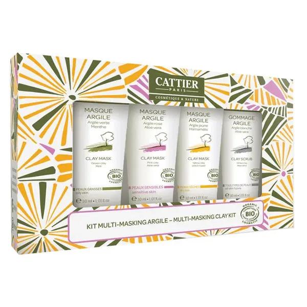 Cattier Kit arcilla multienmascarante 4 x 30ml