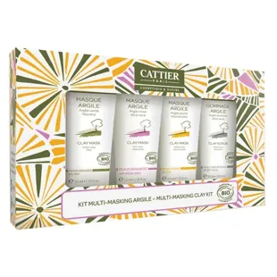 Cattier Kit multi-masking Argilla 4 x 30ml