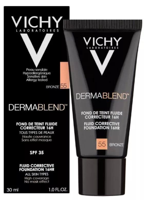 Vichy Dermablend Maquillaje Fluido Corrector 55 Bronze 30 ml