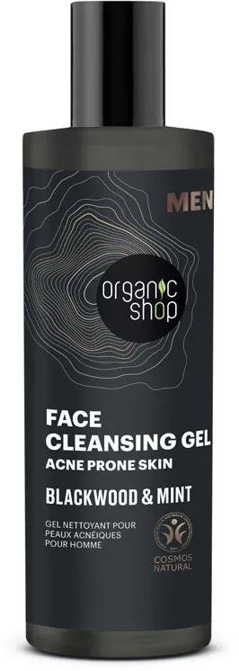 Organic Shop Gel Limpeza Homem pele Acneica 200 ml