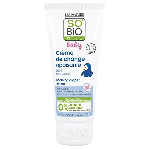 So'Bio Étic Baby Crème de Change Apaisante Bio 100ml