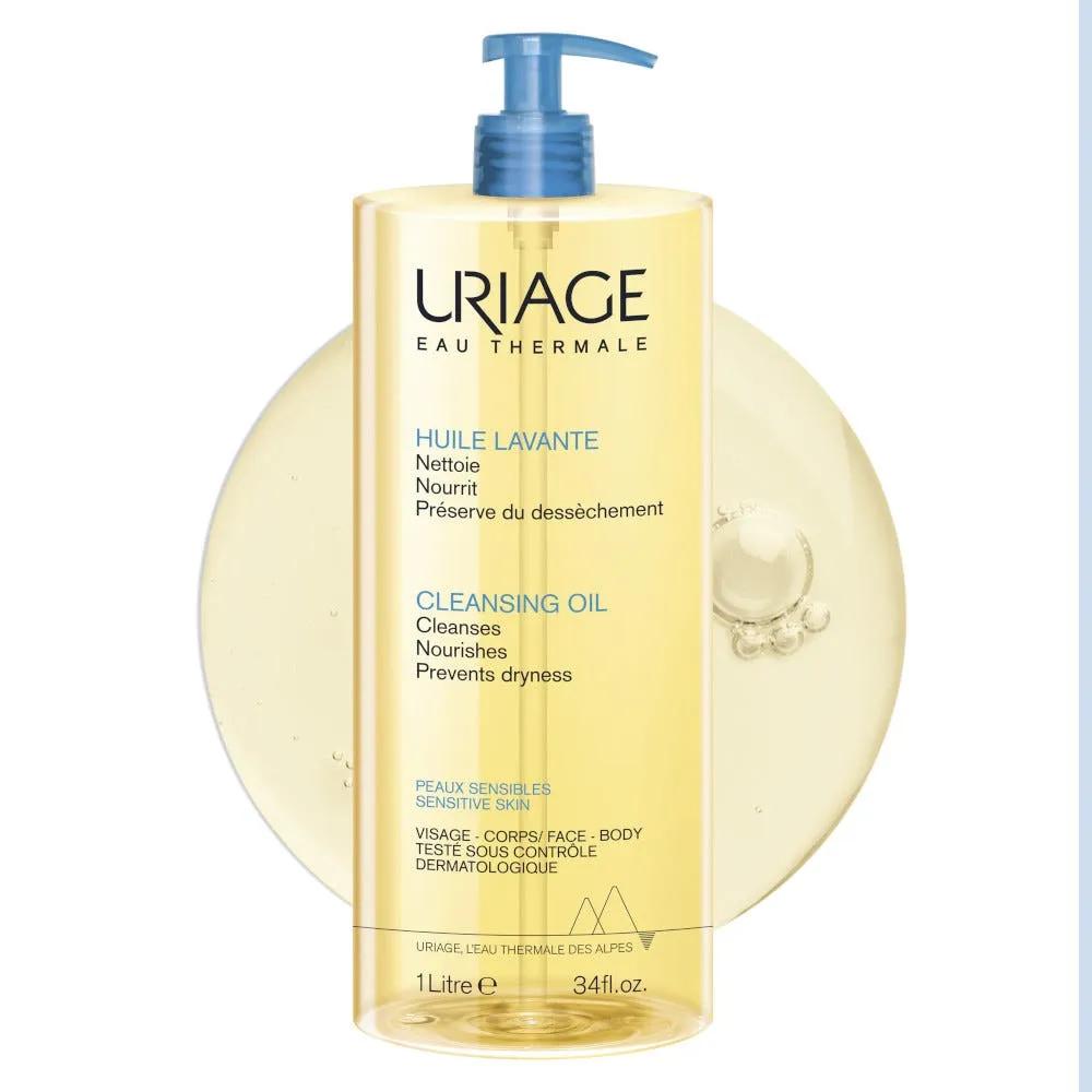 Uriage Eau Thermale Olio Detergente Lavante Viso e Corpo 1 l