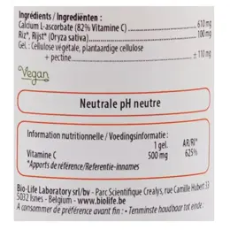 Be-Life Vit C 500 Neutral 90 gélules