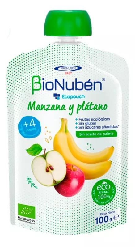 Bionubén Ecopouch Manzana y Plátano +4m 100 Gr