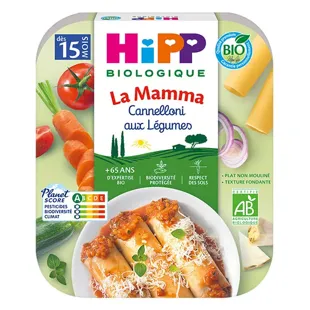 Hipp La Mamma Cannelloni alle Verdure +15mesi 250g