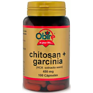 Obire Quitosana e HCA Garcinia 450 mg 100 Cápsulas