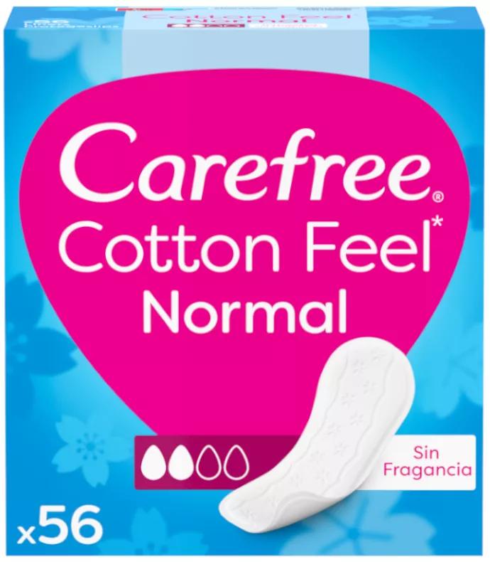 Carefree Protegeslip Cotton Feel Normal 56 uds