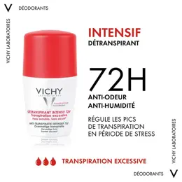 Vichy Détranspirant Intensif 72h 50ml