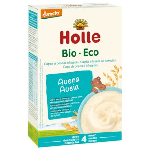 Holle Eco-Bio Papilla Copos de Avena +4m 250 gr