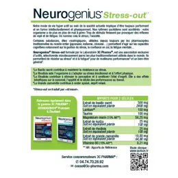 3C Pharma Neurogenius Stress-Out 30 gélules