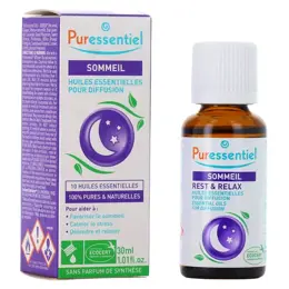 Puressentiel Diffusion Mélange Huiles Essentielles Diffuse Sommeil 30ml