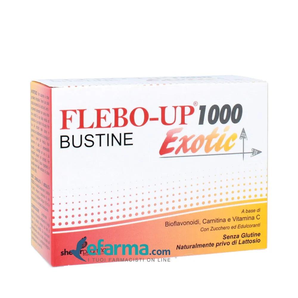 Flebo-Up 1000 Exotic Integratore Sistema Circolatorio 18 Bustine