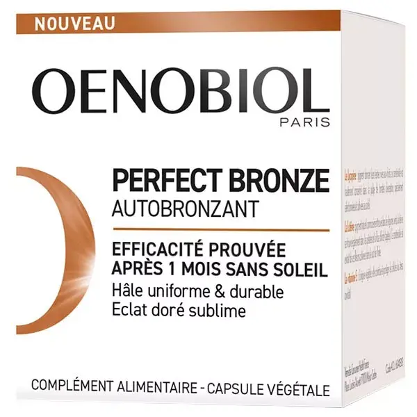 Oenobiol Perfect Bronze Autobronzant 30 gélules