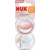 Nuk Mommy Feel Silikon-Schnuller Rot/Grau 0-9 Monate 2 Einheiten