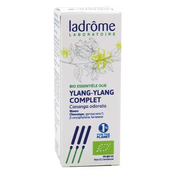 Ladrome oil essential organic Ylang Ylang 10ml