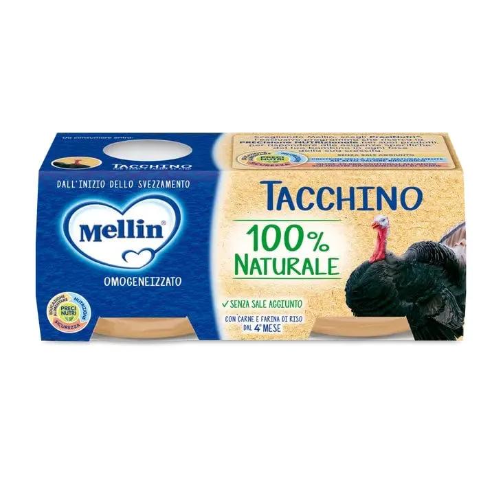 Mellin Omogeneizzato Tacchino 2X120Gr