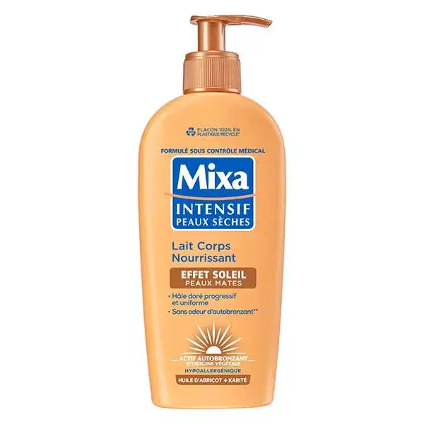 Mixa Body Milk Sun Effect Dark Skin 250ml