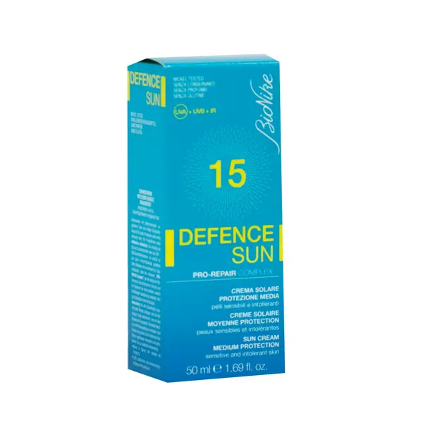 BioNike Defence Sun 15 Crema Solare Viso 50 ml