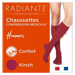 RADIANTE Chaussettes de compression Opaque Kirsch Styl'Coton Fine Taille 3 Classe 2