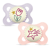 MAM Original Night Pacifier Matte Pink 2-6m 2 units