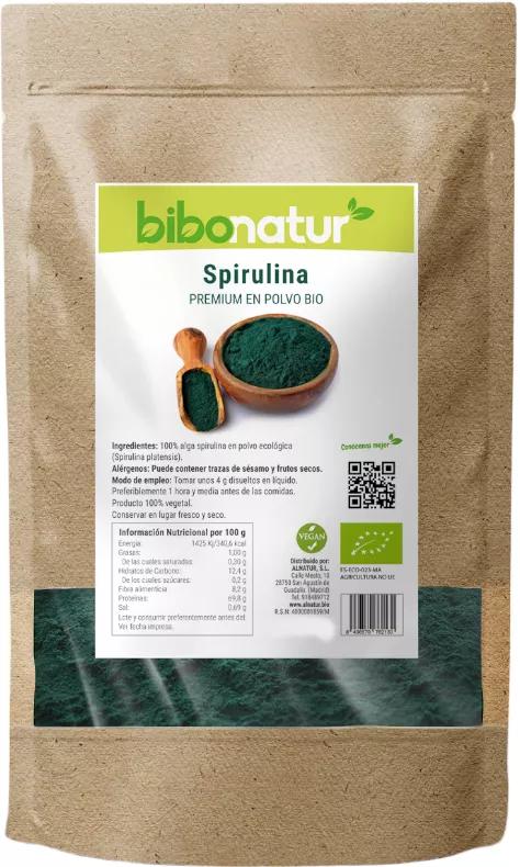 Bibonatur Spirulina Premium Polvere Biologica 200 gr