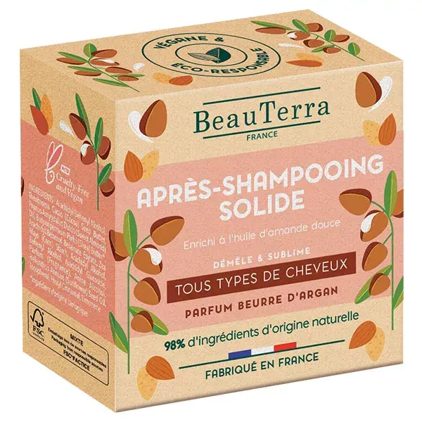 Beauterra Apres Shampooing Solide 50g