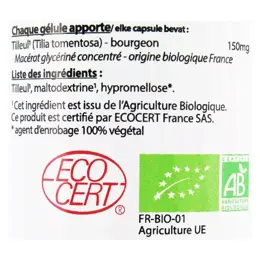 Vit'all+ Gemm'Vital Tilleul Bio 60 gélules végétales