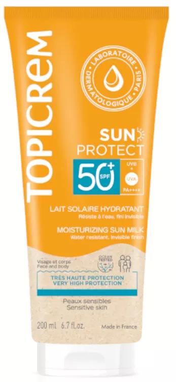 Topicrem Sun Protect Leite SPF50+ 200 ml