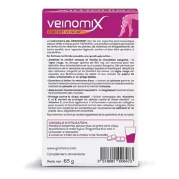 Granions Veinomix Lot de 2 x 60 comprimés