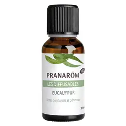 Pranarôm Les Diffusables Mélange d'Huiles Essentielles Eucaly'Pur Bio 30ml