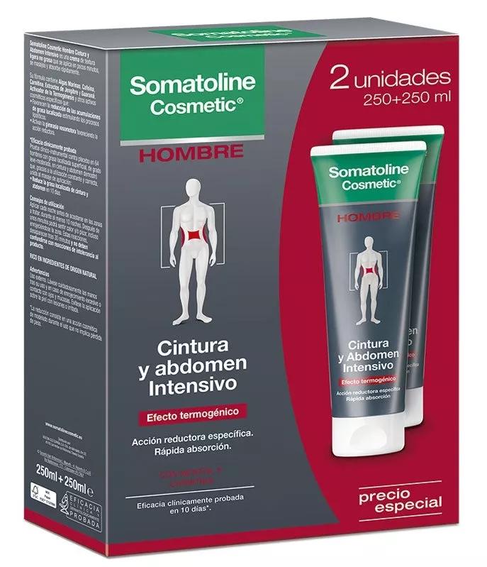 Somatoline Hombre Cintura y Abdomen Intensivo 2x250 ml