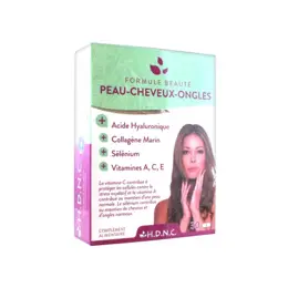 HDNC Formule Beauté Peau Ongles Cheveux 30 comprimés