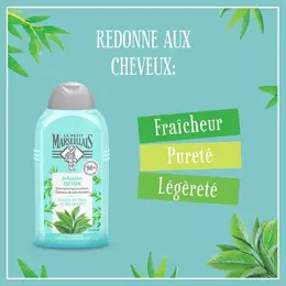 Le Petit Marseillais Shampoing Infusion Détox Thym et Thé Vert Bio 250ml