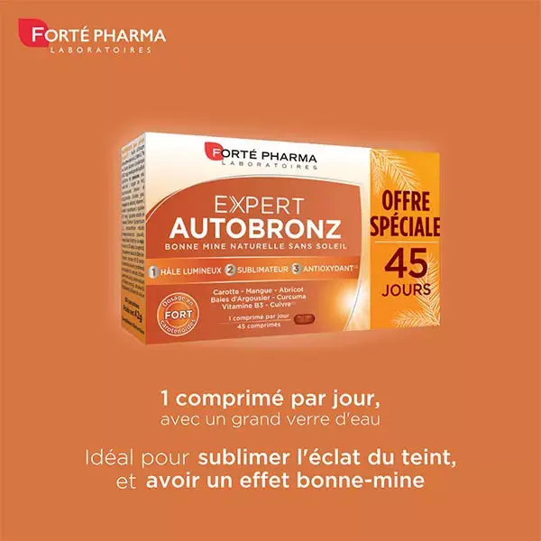 Forté Pharma Expert Autobronz 45 Tablets