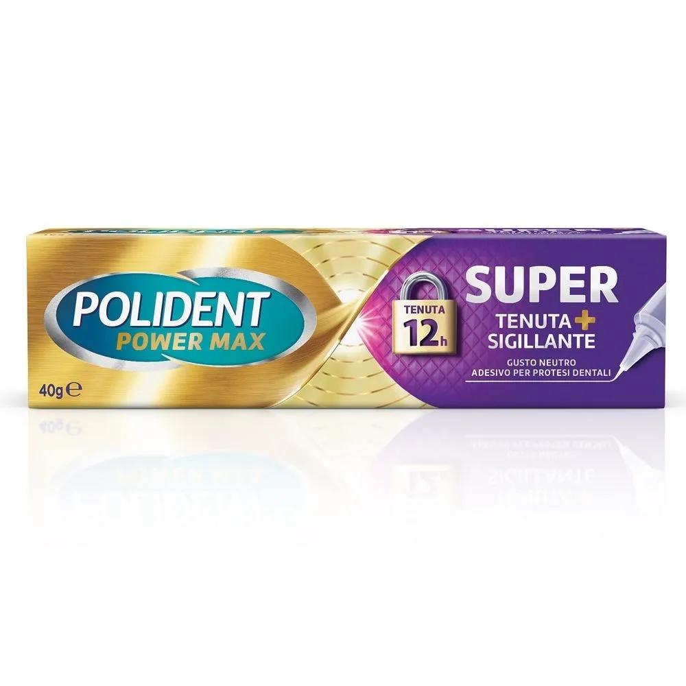 Polident Super Tenuta+Sigillante Adesivo per Protesi Dentale Gusto Neutro 40g