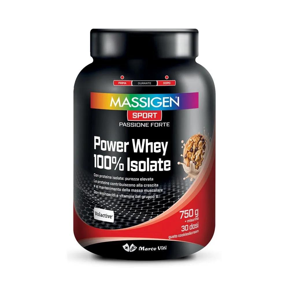 Massigen Sport Power Whey Isolate Cookies&Cream 750 g