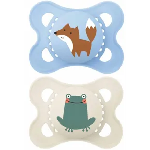 MAM Original Matte Blue Pacifier 2-6m 2 pcs