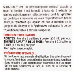 3C Pharma Sédatuxil Sirop 125ml