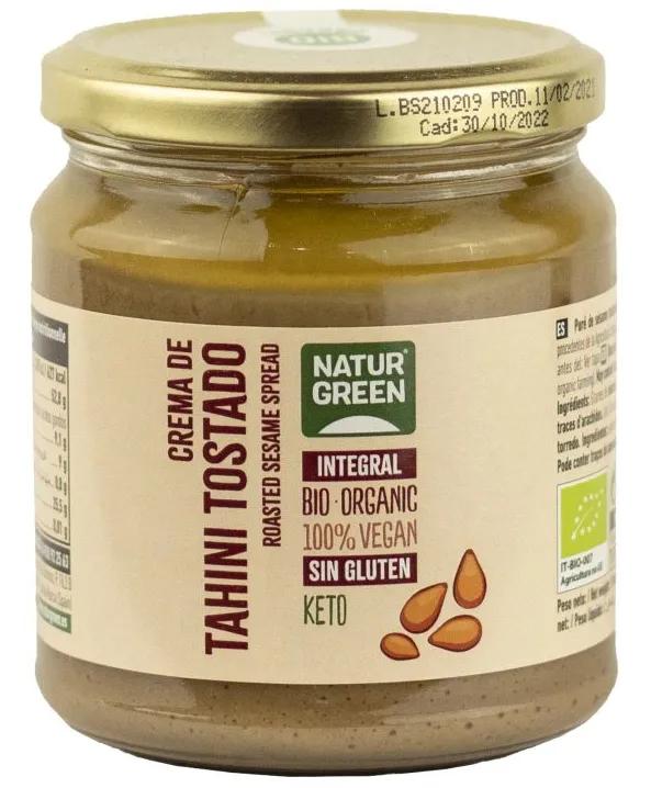 Tahin Biologische Geroosterde Sesampuree NaturGreen 300Gr